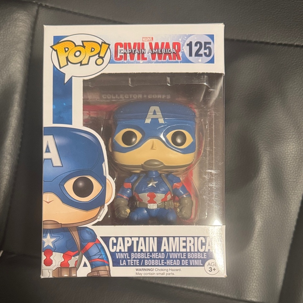 Funko Captain America Civil War Bobble-Head - Blue, Red, White